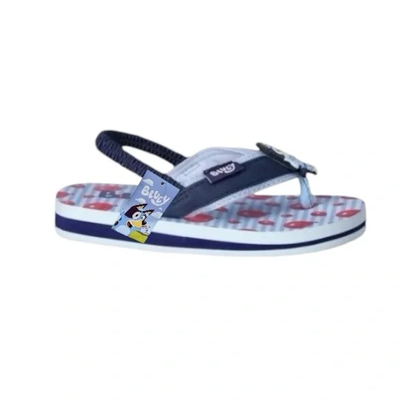 Bluey Flip Flops With Heel Strap - Picture 4 of 6
